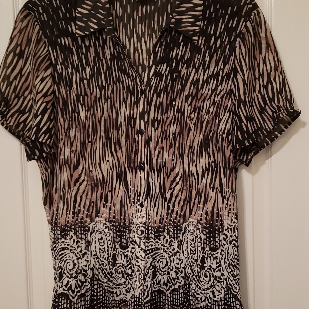 Plus Size Dress Blouse